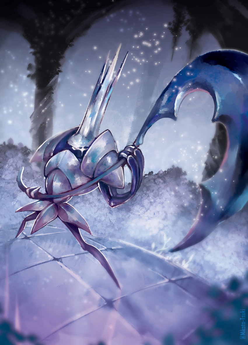 1boy, armor, commentary, crown, english_commentary, full_armor, full_body, glint