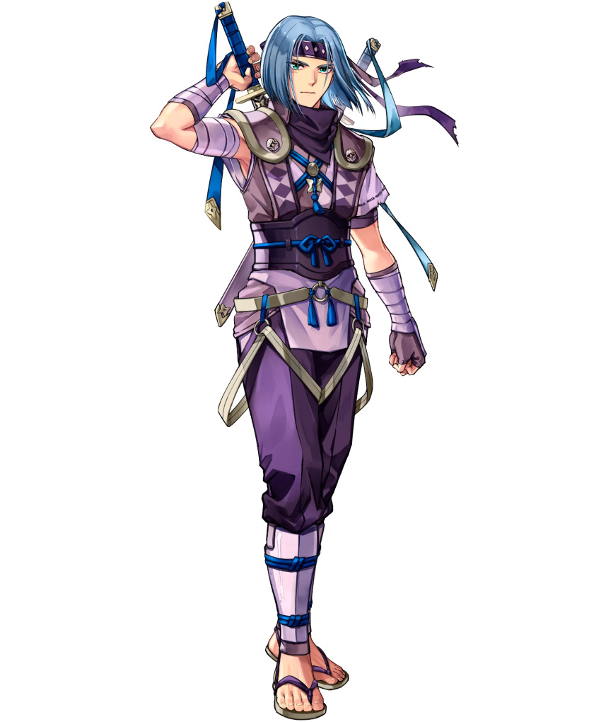 1boy, blue_hair, closed_mouth, fingerless_gloves, fire_emblem, fire_emblem:_radiant_dawn, fire_emblem_heroes, full_body