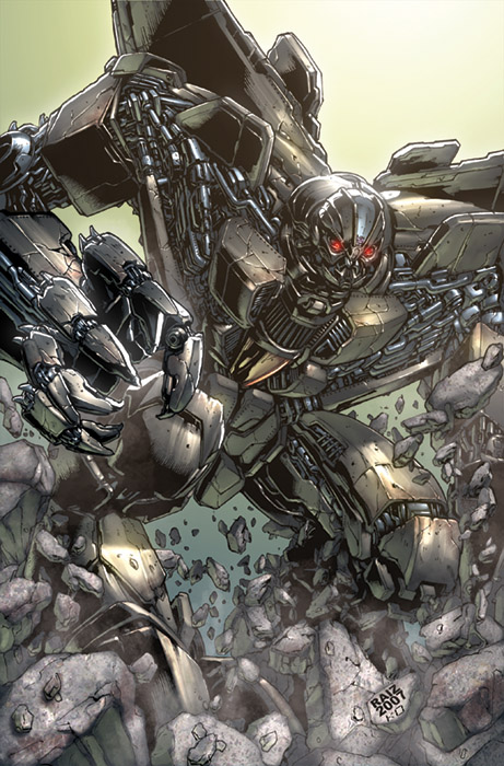 artist_collaboration, artist_name, comic_cover, cover_image, decepticon, english_commentary, glowing, glowing_eyes