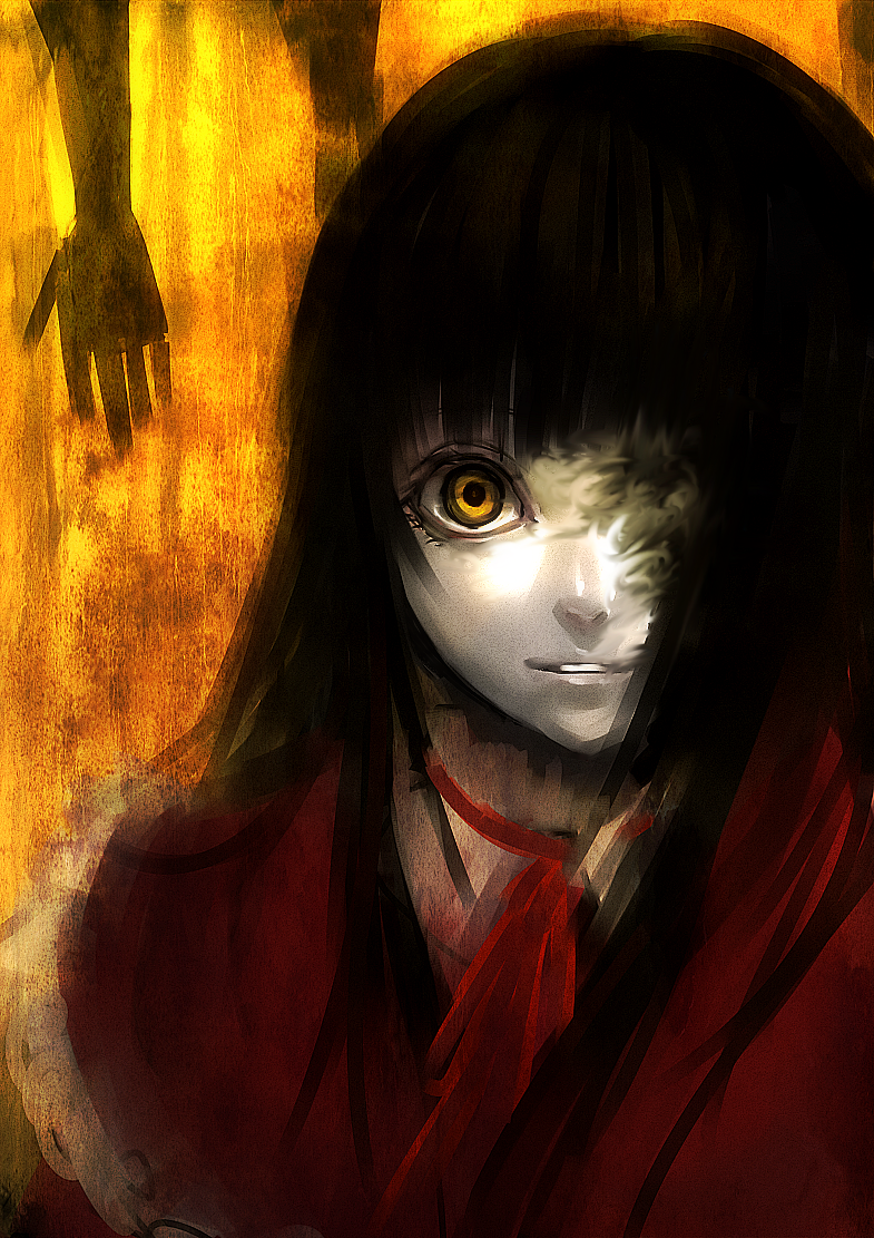 close-up, doll, dress, face, fatal_frame, fatal_frame_4, ghost, grey_skin