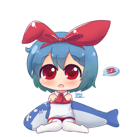 blue_hair, chibi, disgaea, dragonz, hair_ribbon, hairband, nippon_ichi, original