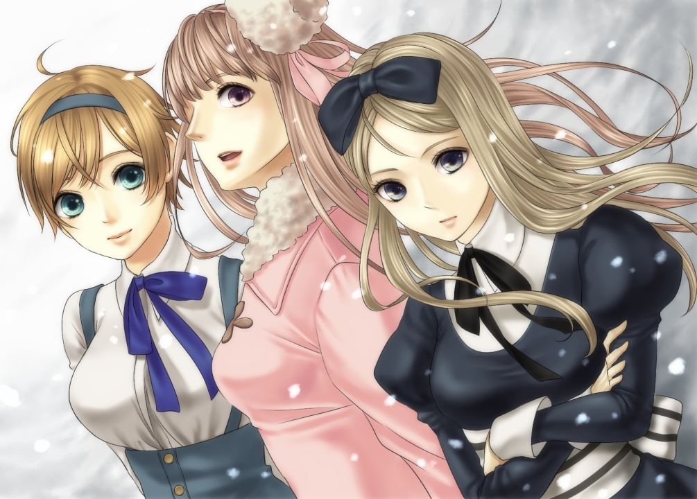 belarus_(hetalia), coat, genderswap, hair_ribbon, headband, long_hair, lotter75, ribbon