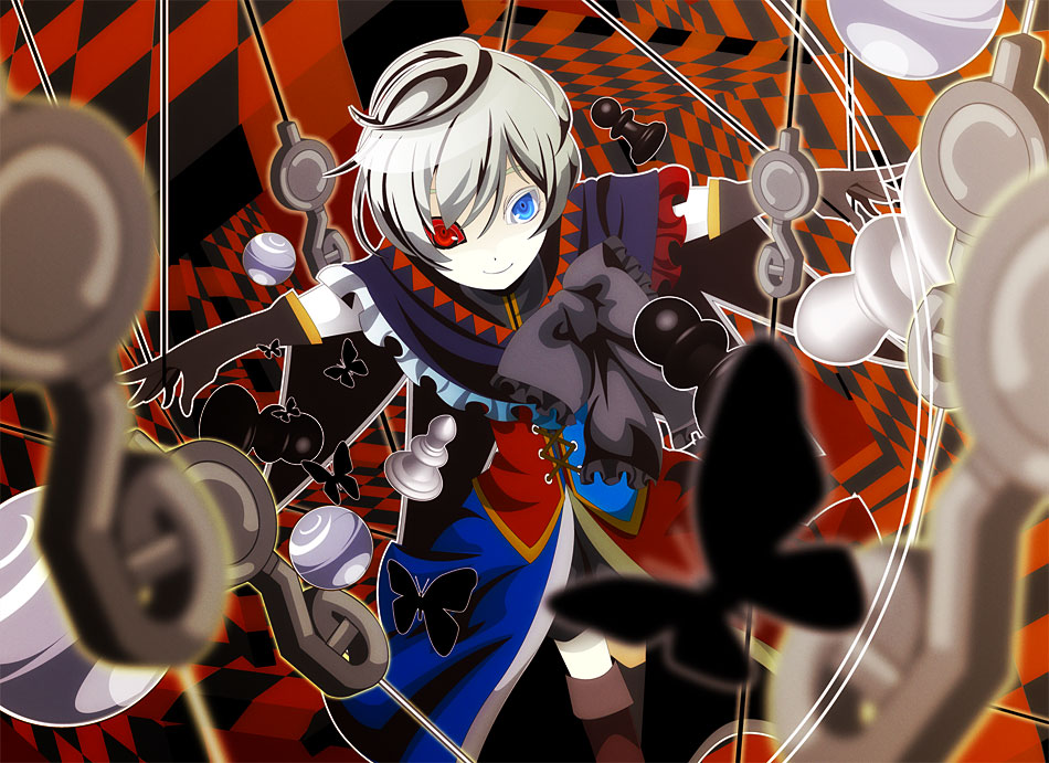 chess, chess_piece, heterochromia, marionette, original, puppet, sakisato_kiriko