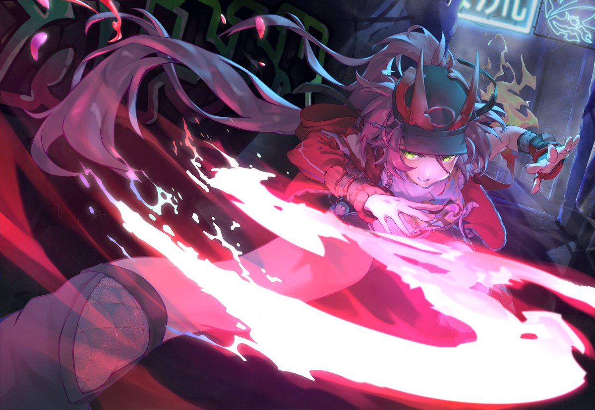 1girl, asymmetrical_sleeves, black_hat, bridal_gauntlets, fishnet_bridal_gauntlets, green_eyes, hat, honkai:_star_rail