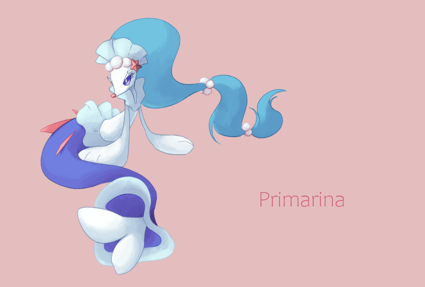 animal_focus, blue_eyes, commentary_request, forked_tail, hair_ornament, hat, highres, long_hair