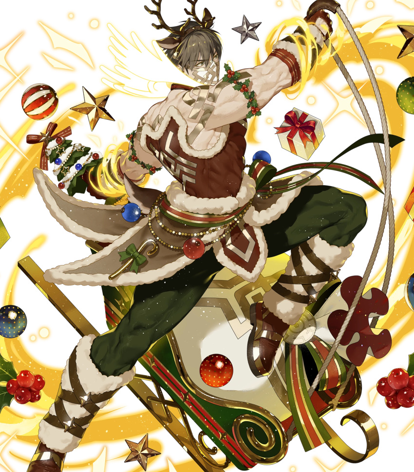 1boy, deer_boy, eikthyrnir_(fire_emblem), eikthyrnir_(fire_emblem)_(winter), fire_emblem, fire_emblem_heroes, highres, non-web_source