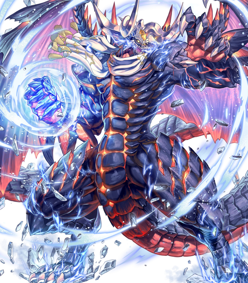 demon, demon_horns, evil_smile, fire_emblem, fire_emblem_heroes, fomortiis_(fire_emblem), fomortiis_(winter)_(fire_emblem), highres