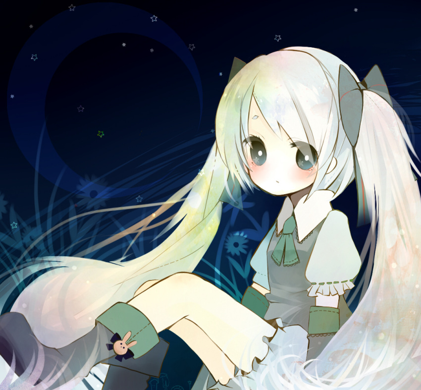 bad_id, blue_eyes, blue_hair, boots, bow, hair_bow, hatsune_miku, long_hair
