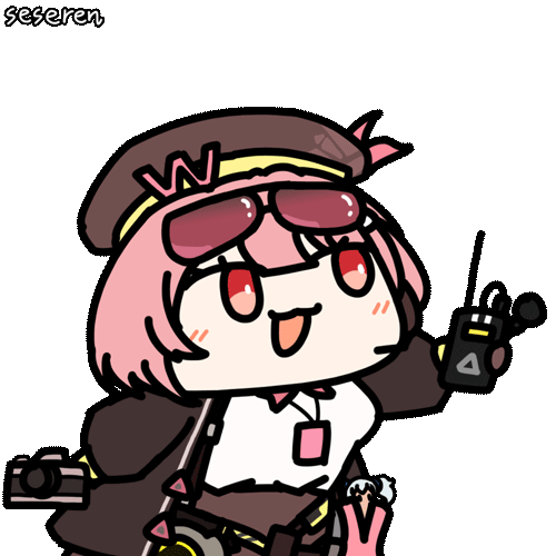 1girl, :d, animated, animated_gif, beret, bow, bowtie, brown_hat