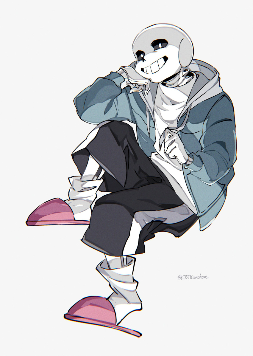 1boy, 2024, 2d, absurdres, arm_rest, artist_name, black_pants, black_sclera