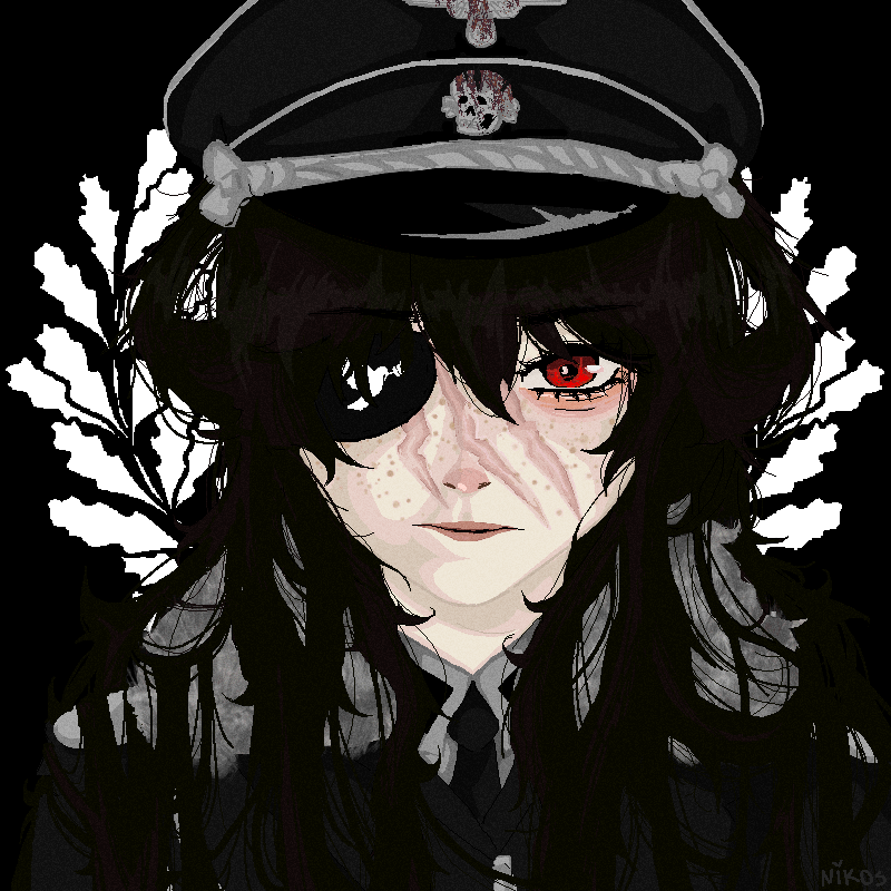 bad_source, cross, german_clothes, german_text, germany, hat, iron_cross, mature_female