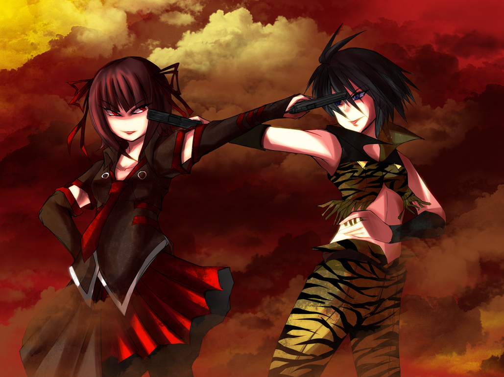 ahoge, akenoin, akenoin_soumon, amami_haruka, antenna_hair, bad_id, bare_shoulders, black_hair