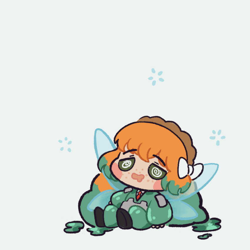 >_<, 1girl, :3, @_@, animated, animated_gif, armor, blush