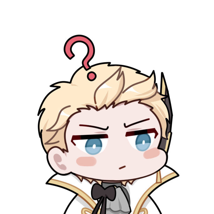 1boy, blonde_hair, blue_eyes, bright_pupils, chibi, chibi_only, chinese_commentary, chrome:_arclight_(golden_days)_(pgr)