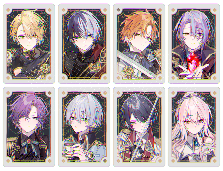 1other, 3girls, 4boys, akiyama_mizuki, aoyagi_touya, asahina_mafuyu, black_gloves, blonde_hair