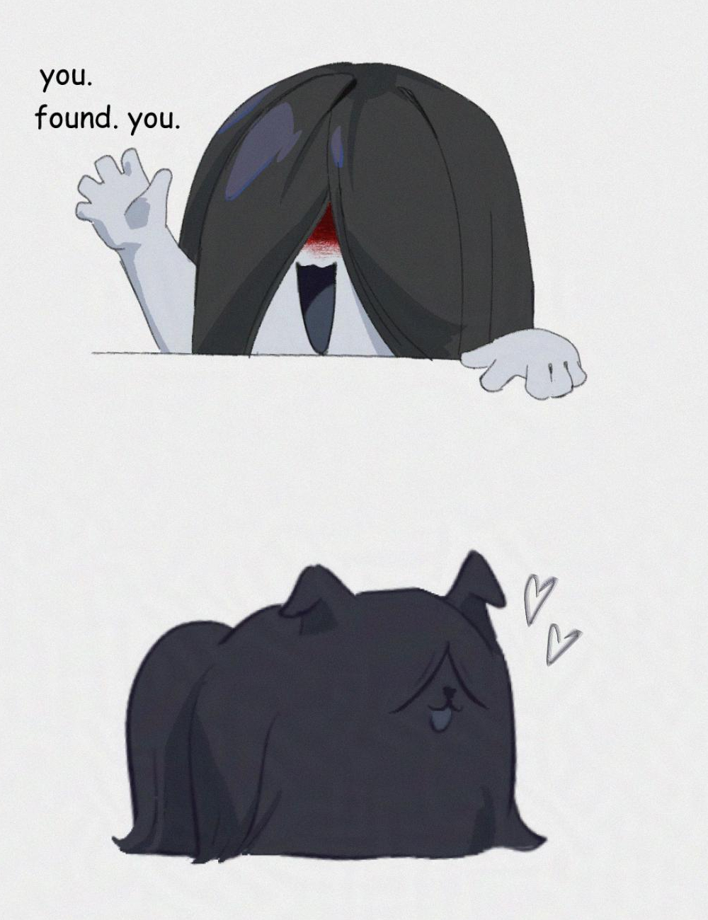 1boy, animal, animalization, black_hair, blood, blood_on_face, dog, english_text