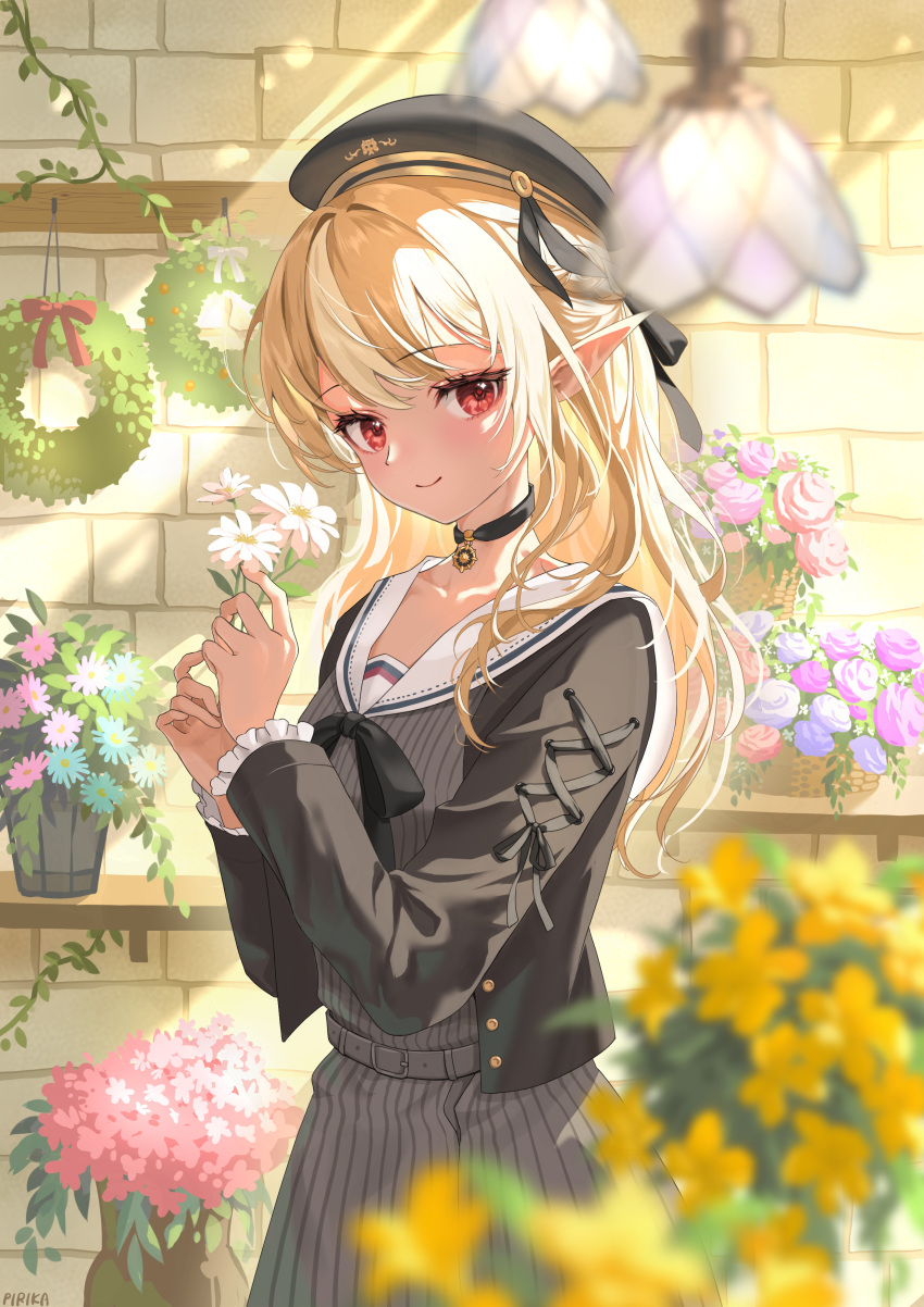 1girl, absurdres, artist_name, belt, black_bow, black_bowtie, black_cardigan, black_collar