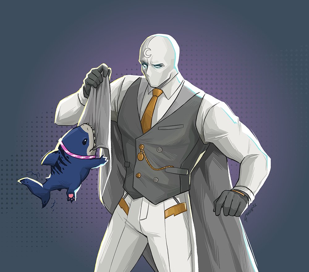 1boy, animal_collar, arm_up, biting, biting_clothes, black_gloves, blue_skin, cape