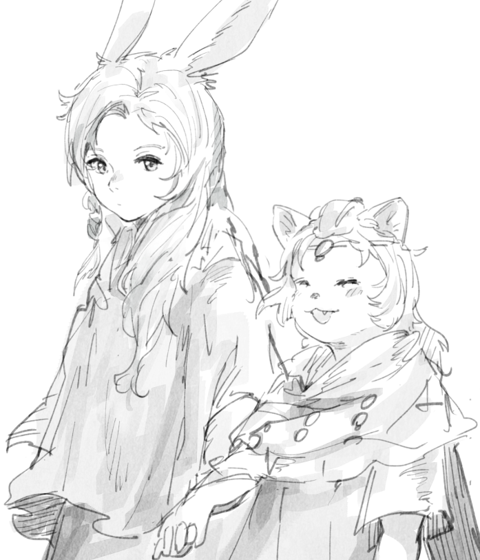 aged_down, androgynous, animal_ears, arm_hug, blush, circlet, closed_eyes, erenville