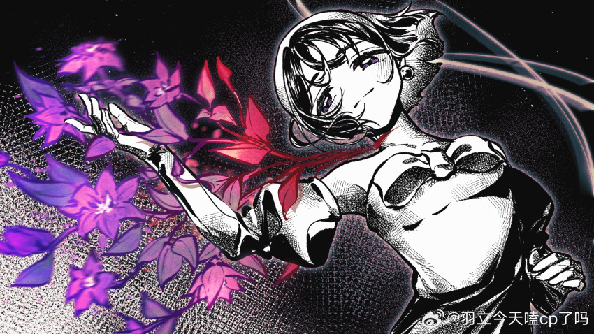 1girl, alien_stage, alternate_body_fluid, artist_name, birthday, blood_from_neck, bow, chest_bow