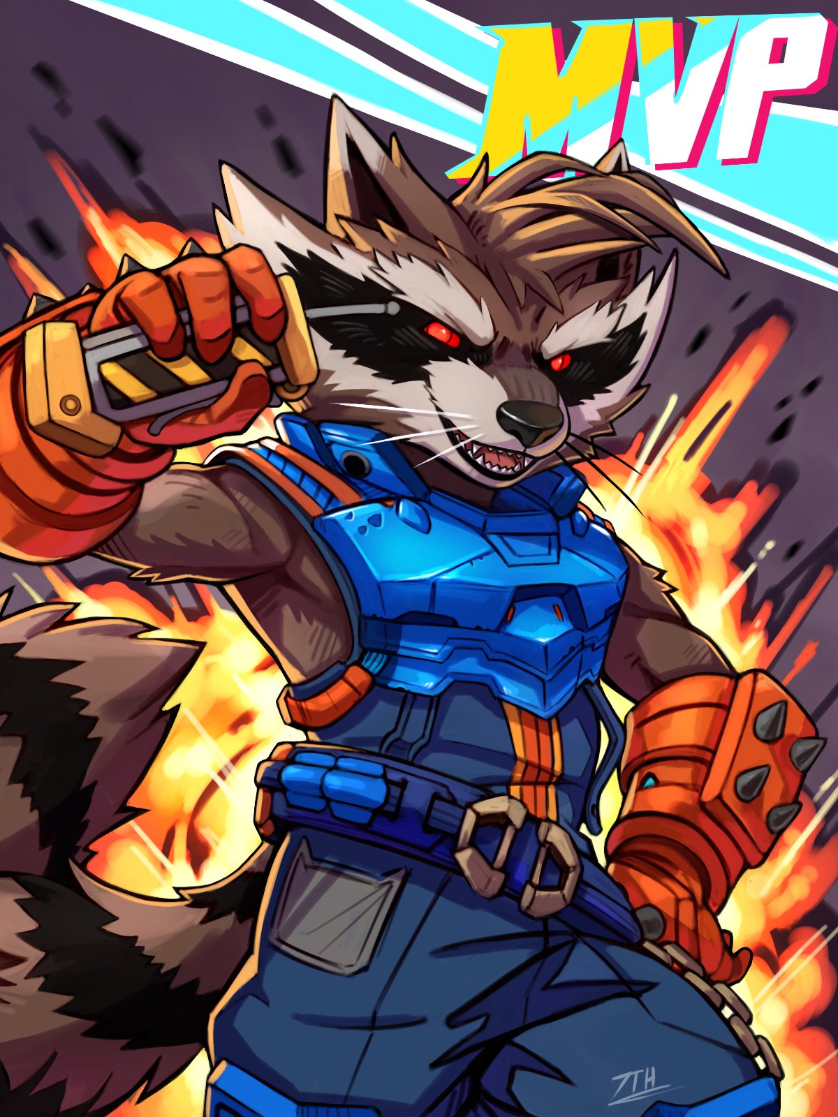 1boy, 7th_art_forge, animal_ears, armor, artist_name, breastplate, colored_sclera, english_commentary