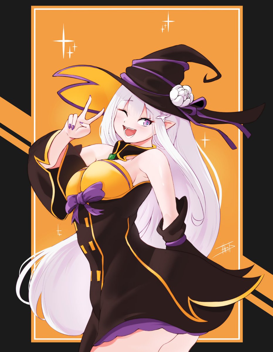 1girl, alternate_costume, ass_peek, bare_shoulders, black_dress, breasts, cowboy_shot, detached_sleeves