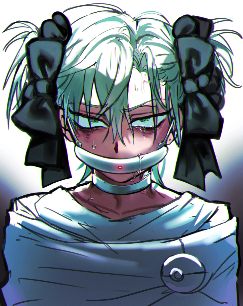 1boy, 7eiaq3939, absurdres, alien_stage, black_bow, bow, choker, commentary_request