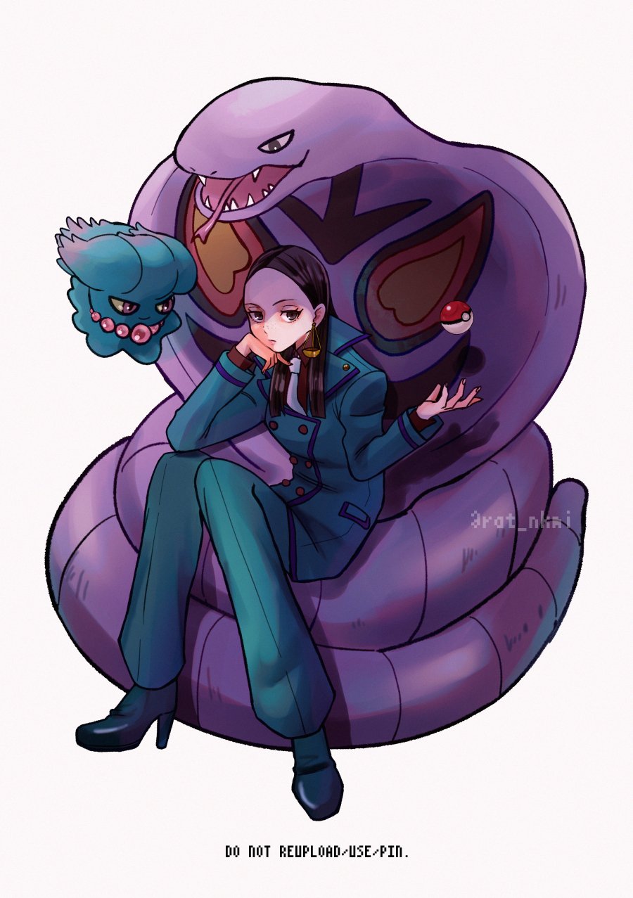1girl, ace_attorney, ace_attorney_investigations, ace_attorney_investigations:_miles_edgeworth, arbok, artist_name, bead_necklace, beads