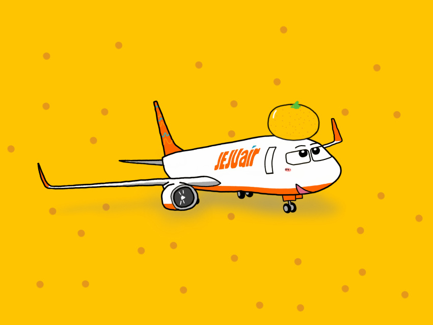 aircraft, airplane, boeing_737, highres, jeju_air, jet_airliner, no_humans, real_life, rikowalskipper, south_korea, vehicle_focus