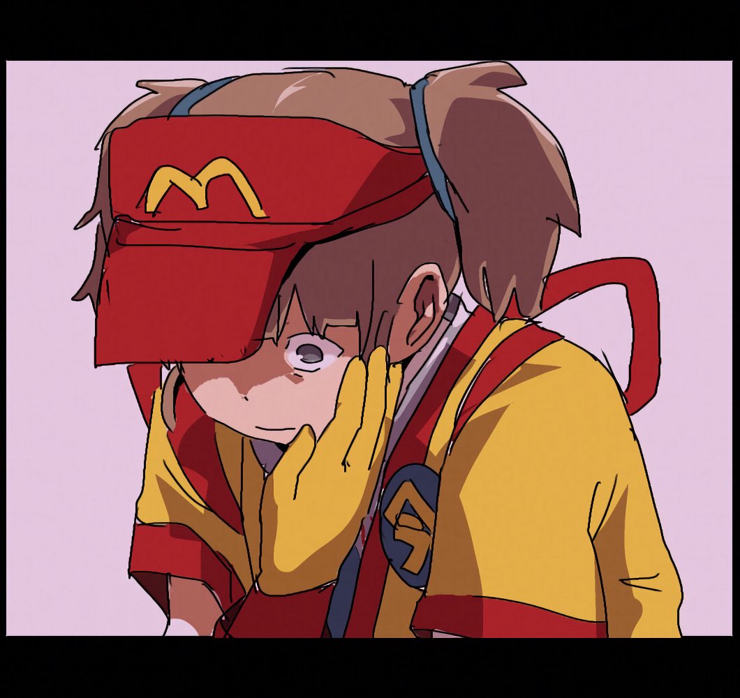 1boy, 1girl, brown_eyes, brown_hair, closed_mouth, commentary_request, expressionless, gaihan_umeboshi_mitchell