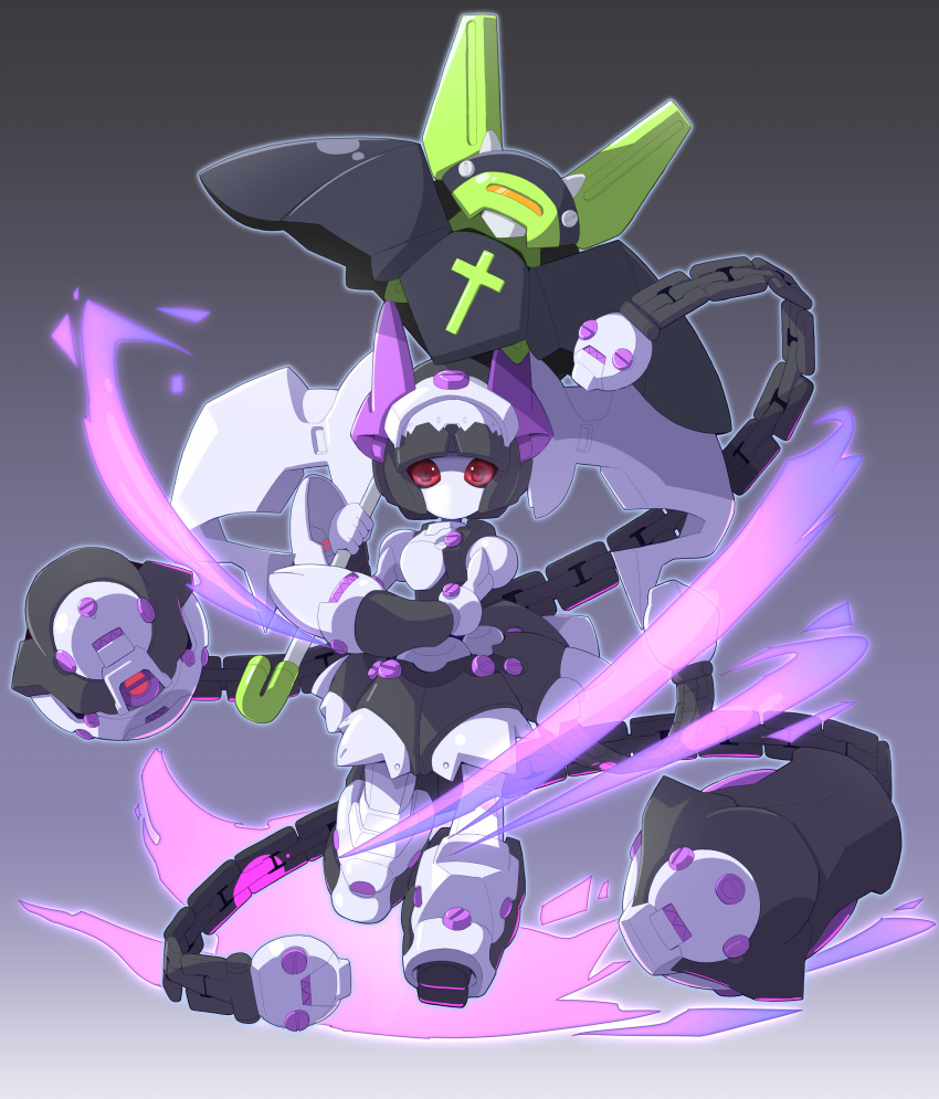 1boy, 1girl, absurdres, dress, fukkatsu_saisei_kaijin, full_body, gothic_lolita, gothic_mates