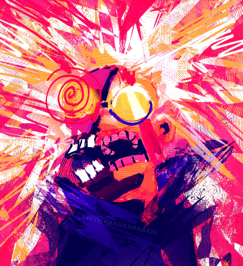 1boy, absurdres, alternate_form, dandadan, glasses, highres, male_focus, novuuuuuuuuuuuu