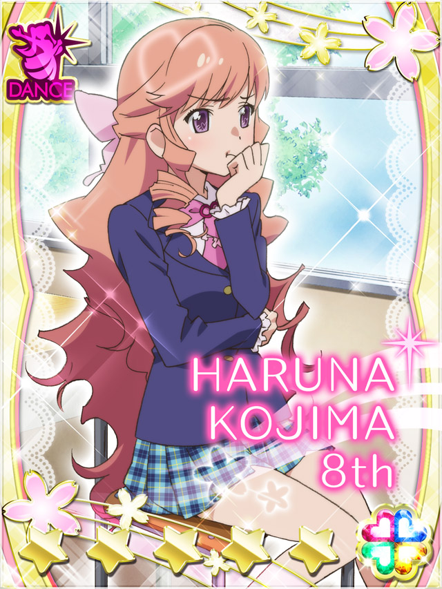 1girl, :t, akb0048, blazer, blue_jacket, blue_sky, bow, card_(medium)