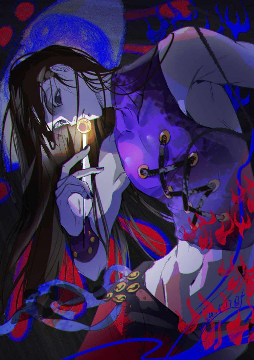 1boy, 2024, absurdres, black_eyes, black_hair, black_nails, commentary, dated