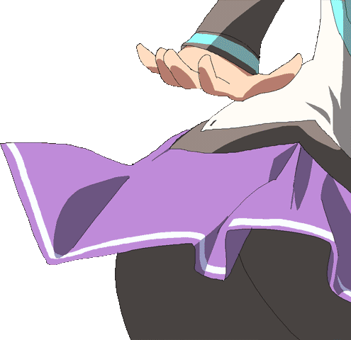 animated_gif, ass, gif, huge_weapon, kutuna_yui, lowres, panties, panties_under_pantyhose, pantyhose, skirt, sugeno_tomoaki, sword, twintails, underwear, vanguard_princess, weapon