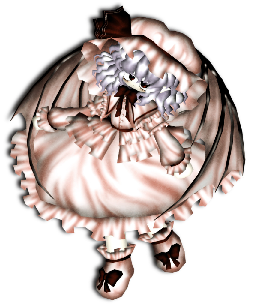 1girl, bad_id, bad_twitter_id, closed_mouth, dot_nose, dress, full_body, hat