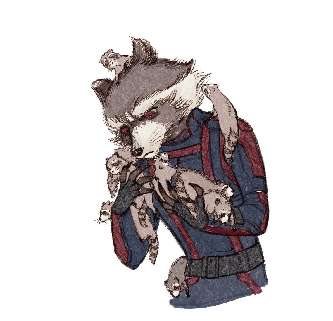 1boy, animal, closed_mouth, commentary, fingerless_gloves, furry, furry_male, gloves