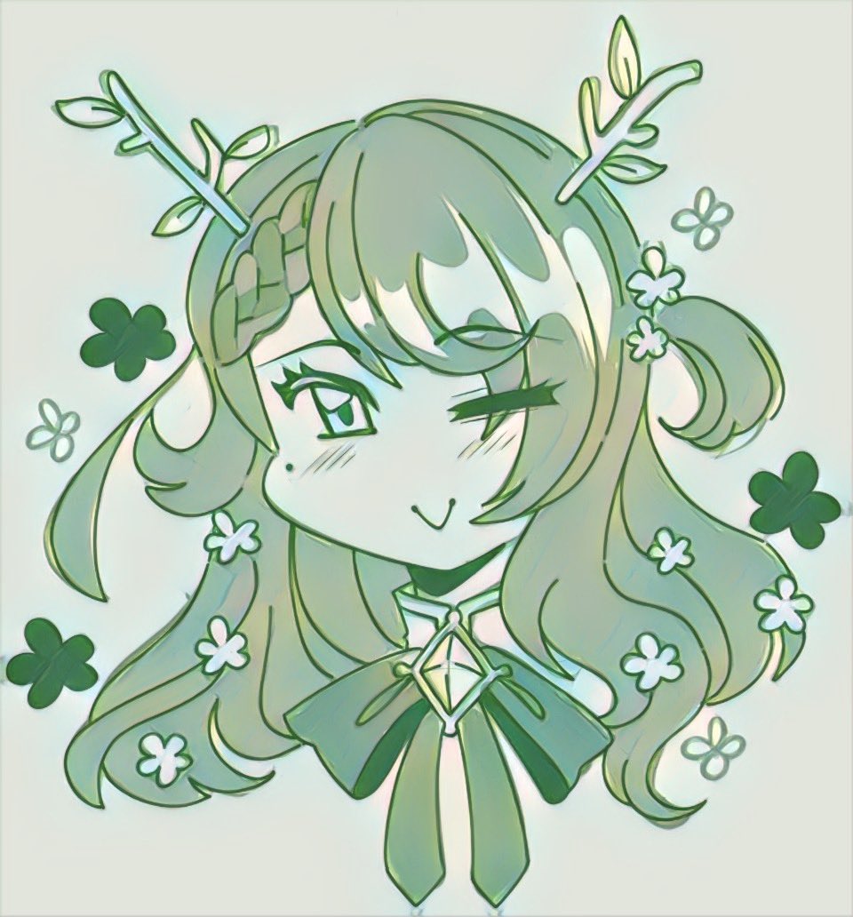 1girl, bow, braid, ceres_fauna, ceres_fauna_(1st_costume), flower, green_hair, hair_flower