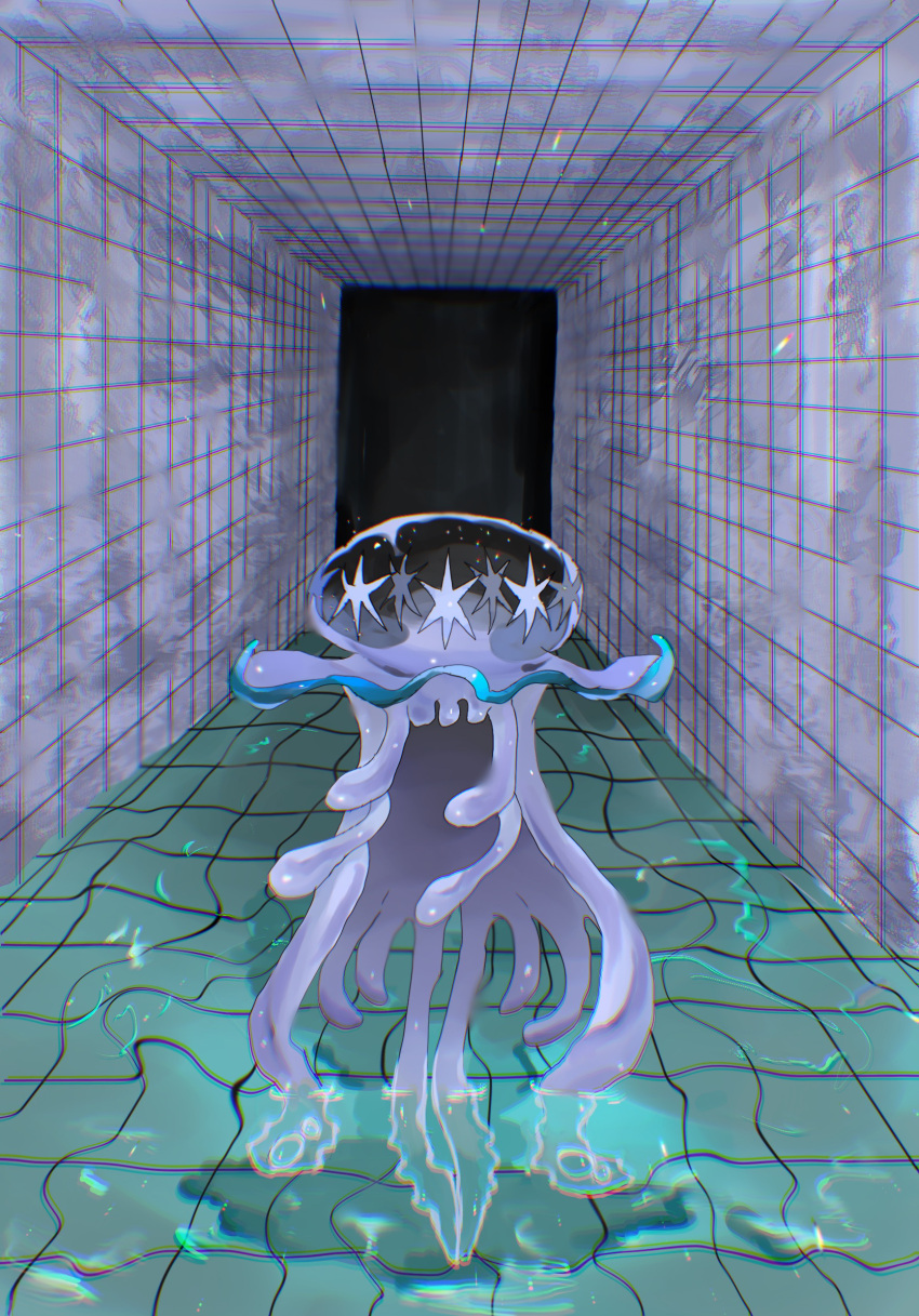 commentary, english_commentary, facing_viewer, highres, jellyfish, liminal_space, mariin_(mrn_8_8), nihilego