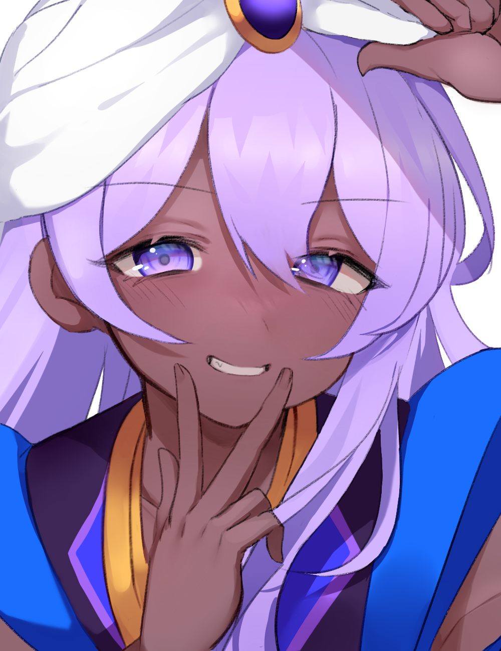 1boy, arabian_clothes, bishounen, cookie_run, cookie_run:_ovenbreak, dark-skinned_male, dark_skin, highres