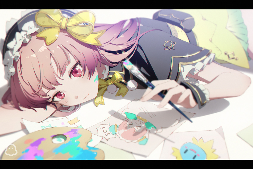 1girl, :3, art_brush, atelier_(series), atelier_lydie_&amp;_suelle, carelier11, closed_mouth, commentary_request