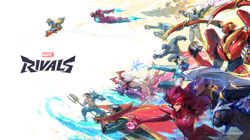 5girls, 6+boys, absurdres, arc_reactor, armor, artist_request, avengers_(series), black_panther_(marvel)
