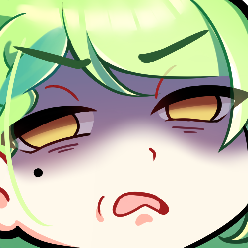 1girl, antlers, bad_source, braid, braided_bangs, ceres_fauna, chibi, chibi_only