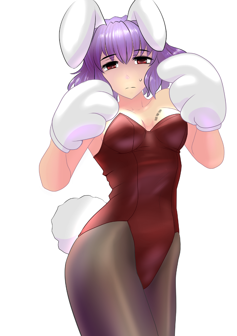 animal_ears, animal_paws, bunny_ears, bunny_tail, bunnysuit, highres, ishikkoro, kemonomimi