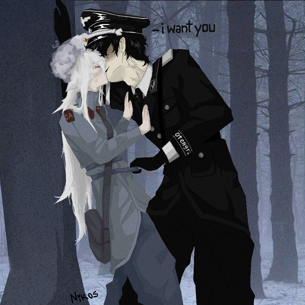 collar_tabs, combat_helmet, communism, couple, cross, dating, east_germany, german_flag