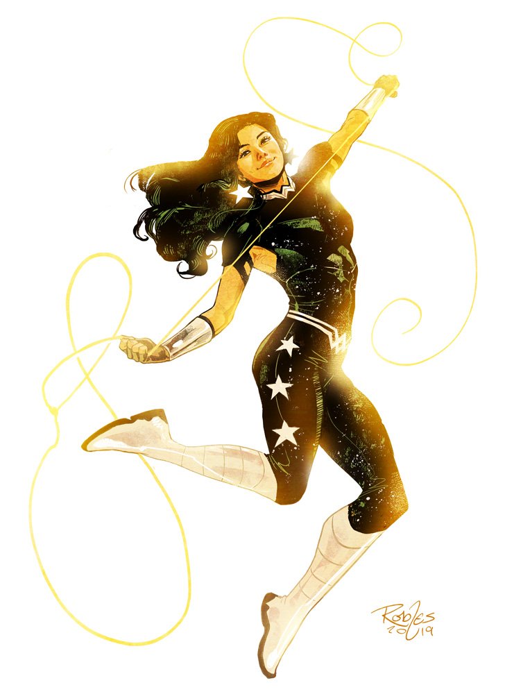 1girl, belt, black_bodysuit, black_hair, bodysuit, boots, bracer, dc_comics