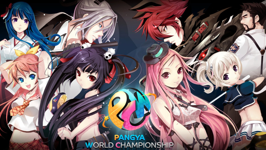 4girls, arin, azer, easy_(easycrew), golf_club, hana, highres, kaz