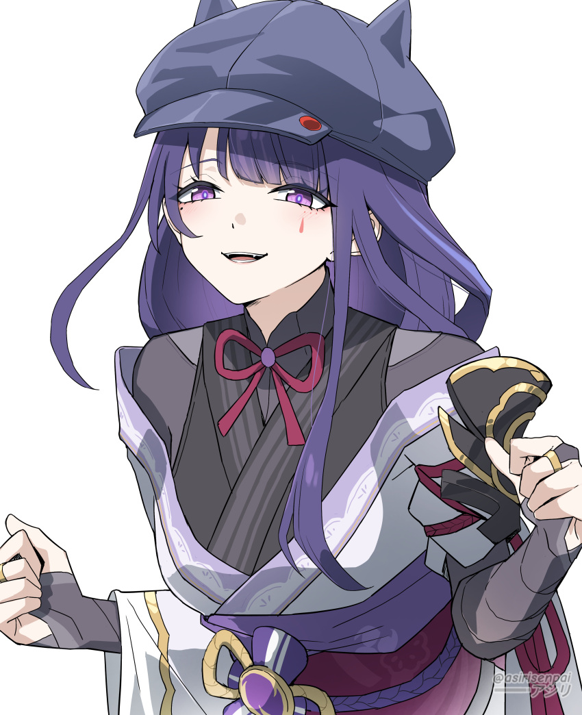 1girl, absurdres, adapted_costume, asiri_senpai, bad_id, bad_pixiv_id, black_bridal_gauntlets, black_hat