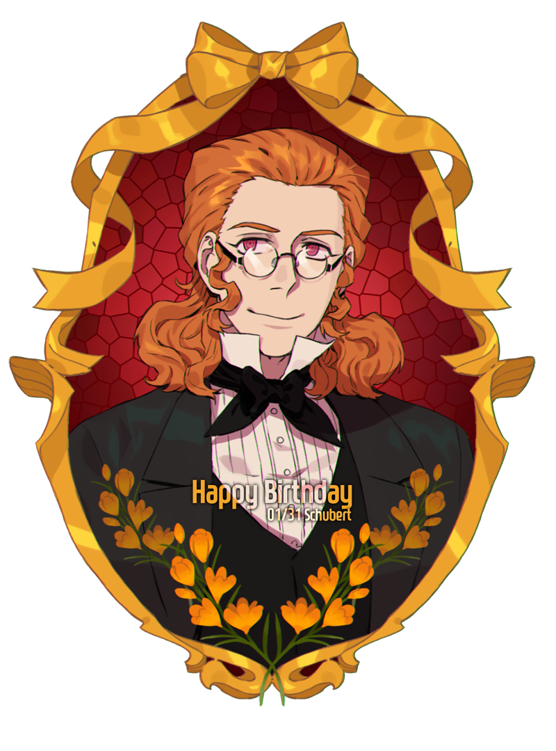 1boy, black_bow, black_bowtie, black_jacket, bow, bowtie, brown_hair, buttons