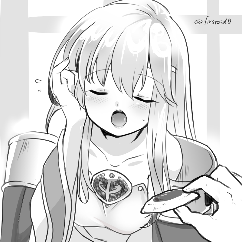 1girl, blush, breasts, dress, fed_by_viewer, fire_emblem, fire_emblem:_genealogy_of_the_holy_war, food